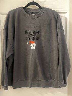 Disney "Nightmare Before Christmas" sweatshirt